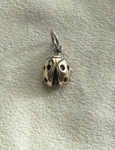 Charm coccinella James Avery in oro 14k e argento in pensione - Foto 1 di 6