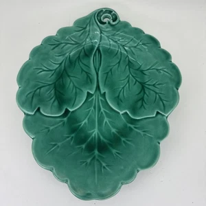 Mottahedah Covered Squash Tureen Leaf Dish Only Cabbage Leaf Plate Made In Italy - Picture 1 of 14