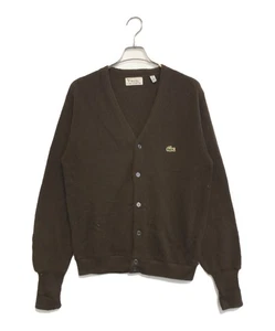 IZOD LACOSTE acrylic cardigan Size: M Brown Men - Picture 1 of 7