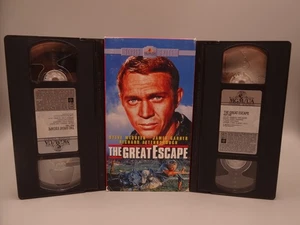 The Great Escape VHS (1963) Steve McQueen WWII Prisoner Drama - Picture 1 of 5