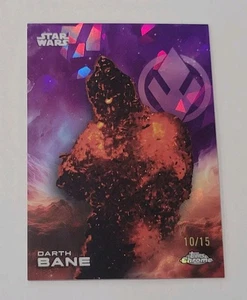 2025 Star Wars Topps Chrome Sapphire DARTH BANE BASE #113 PURPLE REFRACTOR /15 - Picture 1 of 3