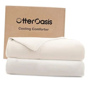 Cooling Comforter Queen Size for Hot Sleepers, Full / Queen (90"x90") White - Picture 1 of 7