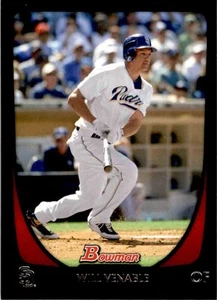 2011 Bowman Will Venable San Diego Padres #105 - Picture 1 of 2
