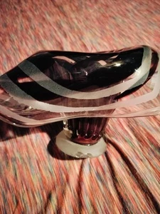 Hand Blown Vase Art piece 7 Inch Tall Unknown Artist - Picture 1 of 8