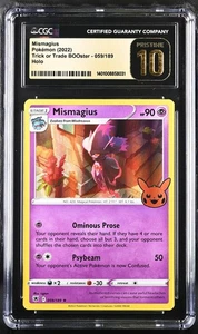 Pokémon Mismagius Trick or Trade BOOster Holo Pumpkin Stamp CGC PRISTINE 10 - Bild 1 von 1