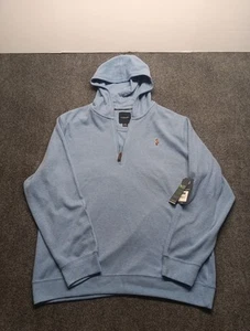 U.S Polo Mens Quarter Zip Hoodie 3XL - Picture 1 of 10