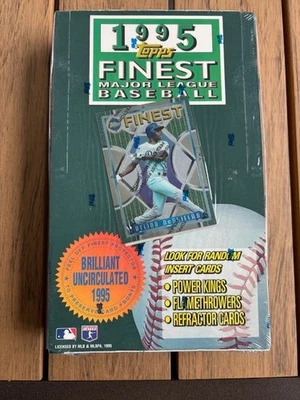 Caja de béisbol Topps Finest 1995 sellada (24 paquetes) Foto 1 de 2