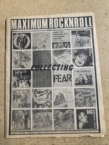 Maximum Rock N Roll July 1984 ISSUE #15 FANZINE MAGAZINE ZINE hardcore PUNK Mrr - Foto 1 di 2
