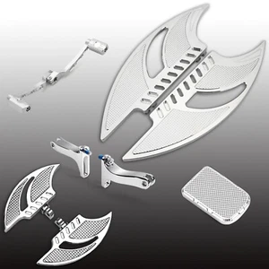 Floorboards Footrest Toe Heel Shift Lever Pedal For Harley Road Glide Softail  - Bild 1 von 14