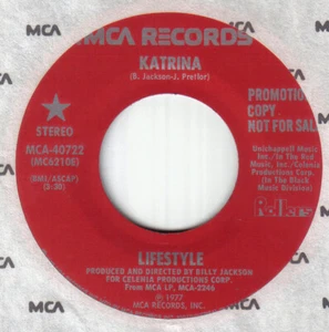 Lifestyle (7) - Katrina 1977 7", Promo MCA Records MCA 308 Very Good Plus (VG+) - Picture 1 of 1
