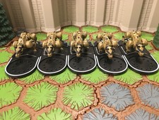 5 Figure Technocat Dark Riders Mage Knight Lot D&D, Pathfinder, RPG,Clix