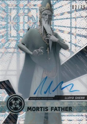 Star Wars High Tek 2017, Lloyd Sheer ‘Mortis Father’ Autograph Card #02/75 - Image 1 of 2