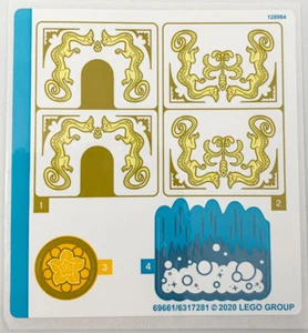 HOJA ADHESIVA LEGO SOLO DRAGÓN RAYA Y SISU 43184 del set Nuevo - Imagen 1 de 1