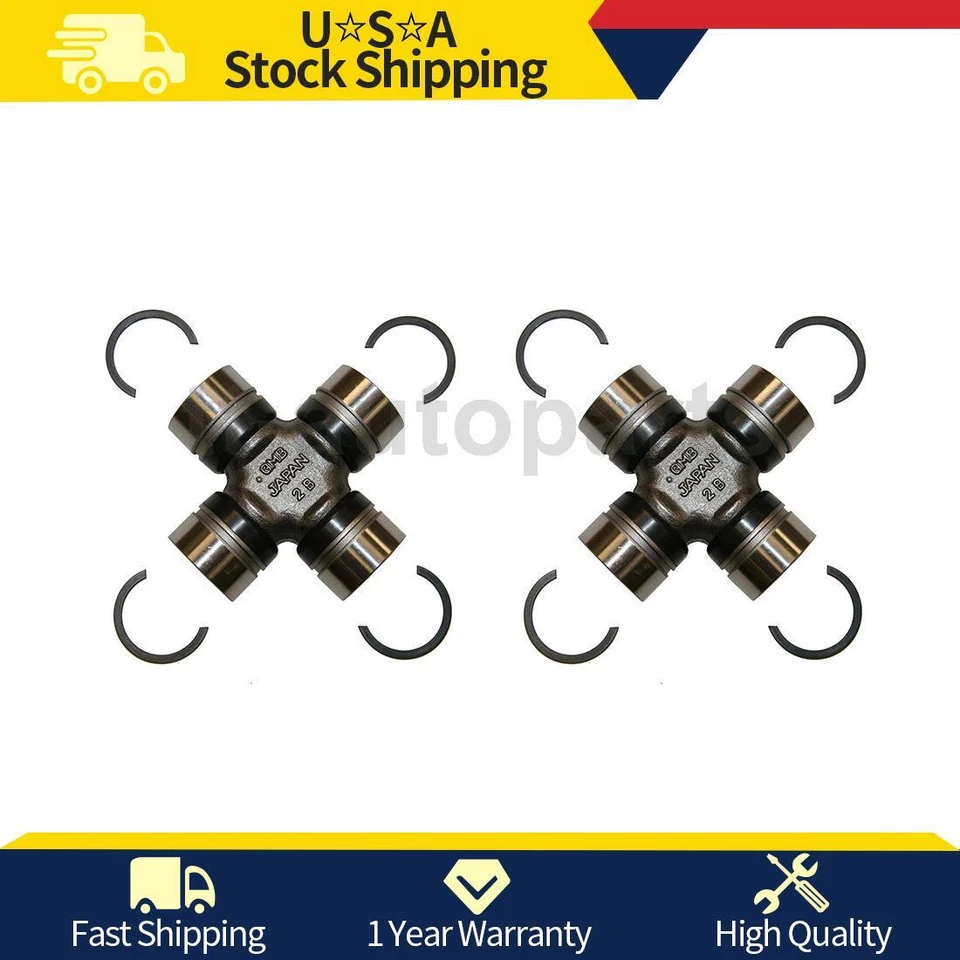 Junta universal U eje delantero 2 piezas GMB todas las juntas para Nissan D21 1986-1989 Foto 1 de 3