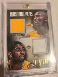 2012-13 Panini Intrigue  KOBE BRYANT KYRIE IRVING  Intriguing Pairs Dual /99 