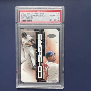 Frank Thomas 2002 Fleer Hot Prospects PSA 10 w/Manny Ramirez POP 1 RARE - Picture 1 of 2