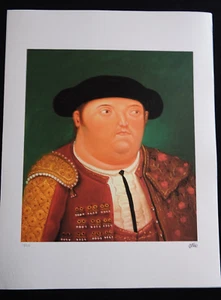 Fernando Botero Lithographie, 3D Hologramm, 65 x 50 cm, limitiert, signiert! - Bild 1 von 6