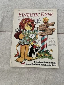 Delta Air Lines 1993 FANTASTIC FLYER Kids Magazine - Picture 1 of 14