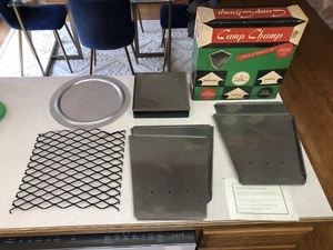 Vintage 1960’s 1970's Camp Champ Camping Folding Cooking Stove New Mid Century - Picture 1 of 9