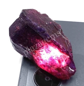 NATURAL CERTIFIED 250CT PURPLE AMETHYST ROUGH LOOSE GEMSTONE DYED 5MTA - Picture 1 of 10