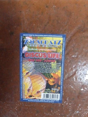 8x 500g Tafel Discus Life MGF 500 Junior, Frostfutter, Fischfutter - Bild 1 von 2