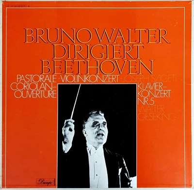 Bruno Walter - Beethoven 3LP Box Szigeti, Gieseking -Dacapo C 147-50 149/50/51 M - Image 1 of 3