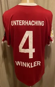SpVgg Unterhaching Adidas DFB-Pokal Matchworn Trikot 2015/16 + Nr.4 Winkler Gr.L - Bild 1 von 18
