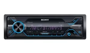 Sony DSX-A416BT Single Din Bluetooth USB AUX Multi-Color Car Stereo Receiver - Picture 1 of 3