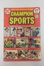 Champion Sport #1 Nov 1973 Bronze Age DC Comics Sports Comic Book
