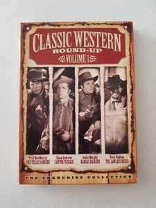DVD - Classic Western Round-Up Volume 1 Region 1 PG Kansas Raiders Lawless Breed - Picture 1 of 5