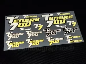 Tenere 700 Decalcomanie adesivi catarifrangenti carena per YAMAHA T7 LAMINATI - Foto 1 di 5