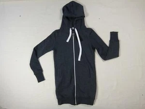 56984 Herren Pullover Jacke Hoddy langarm Stoff Merish Zip Gr. S blau - Bild 1 von 5