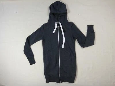 56984 Herren Pullover Jacke Hoddy langarm Stoff Merish Zip Gr. S blau - Bild 1 von 4