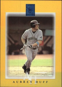 2003 (DEVIL RAYS) Topps Tribute Contemporary Gold #41 Aubrey Huff /25
