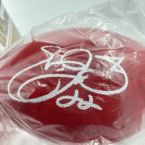 Emmit Smith Prov Smart Tag COA Signed Autographed Wilson Football New in Box - Picture 1 of 15