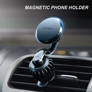Pour iPhone Samsung GPS magnétique voiture ventilation support téléphone monture 360° rotative - Photo 1 sur 12