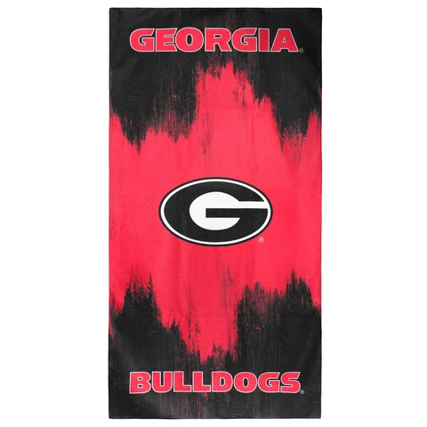 Georgia Bulldogs Beach Towel, 30" x 60" Cover
