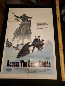 1977 Across The Great Divide Original Movie House Full Sheet Poster (34f) - Picture 1 of 24