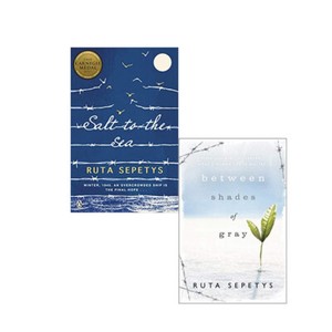 Ruta Sepetys Collection 2 Books Set (Salt to the Sea,Between Shades Of Gray) NEW