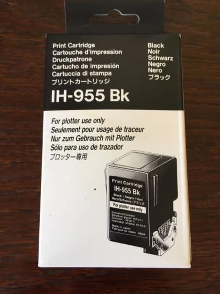 OCE Canon IH-955 BK Tintenpatrone black für Plotter 5200 5205 5500 Canon W 7000 - Image 1 of 1