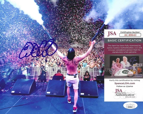 Steve Aoki Signed 8x10 Photo w/ JSA COA #AC40642 Cover