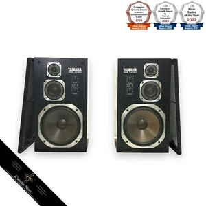 YAMAHA NS-500M Floor Standing Bookshelf 3-Way Speaker Pair NS500M 500 M Tested - Picture 1 of 10