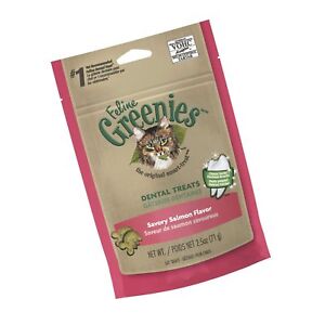 Greenies Feline Savory Salmon Flavor 2.5 oz.