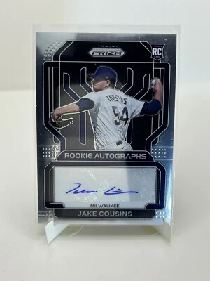 2022 Panini Prizm Baseball Jake Cousins RC Auto #RA-JE - Image 1 of 2
