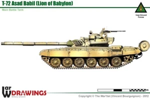 1/72 Iraqi T-72A. Painted Resin. 3800 models on offer - Picture 1 of 2