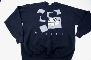 Mickey & Co Sweatshirt Herren Gr. XL schwarz Mickey Mouse 50/50 90er Made in USA - Bild 1 von 6