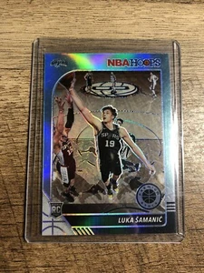 2019-20 Hoops Premium Stock Silver Prizm Luka Samanic RC San Antonio Spurs #216 - Picture 1 of 2