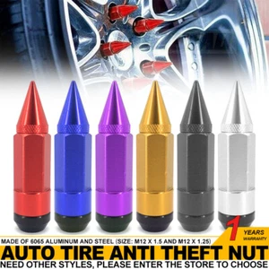 20 Pcs Anti Theft Spiked Extended Tuner Wheel/Rims Lug Nut M12X1.25/1.5 + Socket - Picture 1 of 17