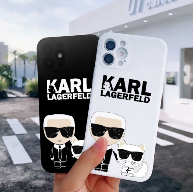  KARL LAGERFELD KLHCP12MKCGLGO - Carcasa para iPhone 12/12 Pro  de 6.1 pulgadas, color dorado : Celulares y Accesorios