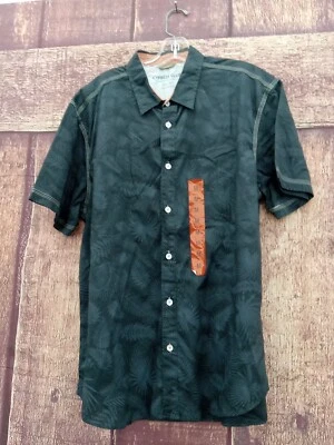 Cypress Club Mens Grey Short Sleeved Button Up Shirt Size L - Image 1 of 3